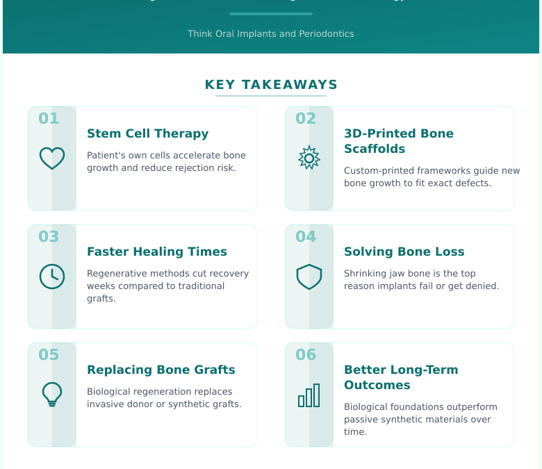 Stem Cells and 3D-Printed Bone: The Regenerative Implant Advances Arriving in 2026
