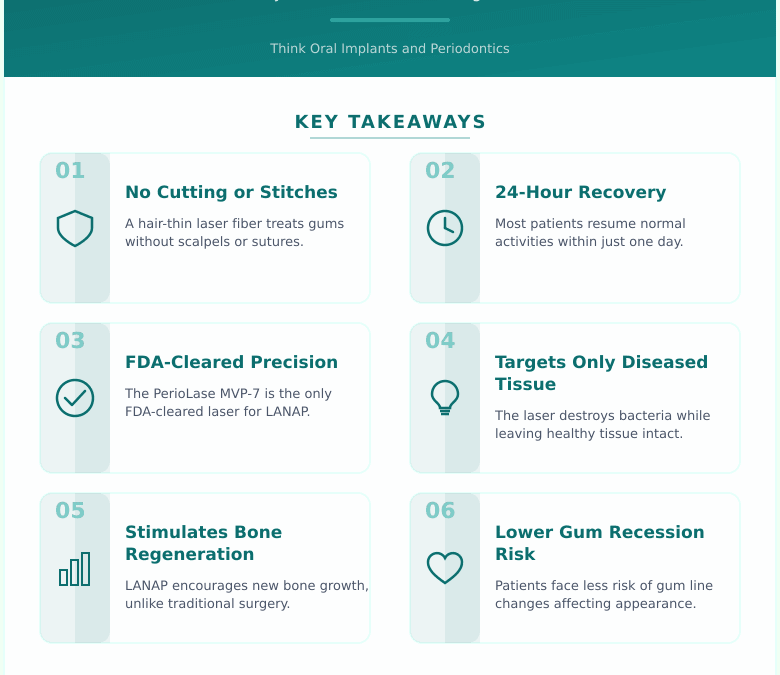 The Truth About LANAP Laser Gum Surgery: No Cutting, No Stitches, 24-Hour Recovery